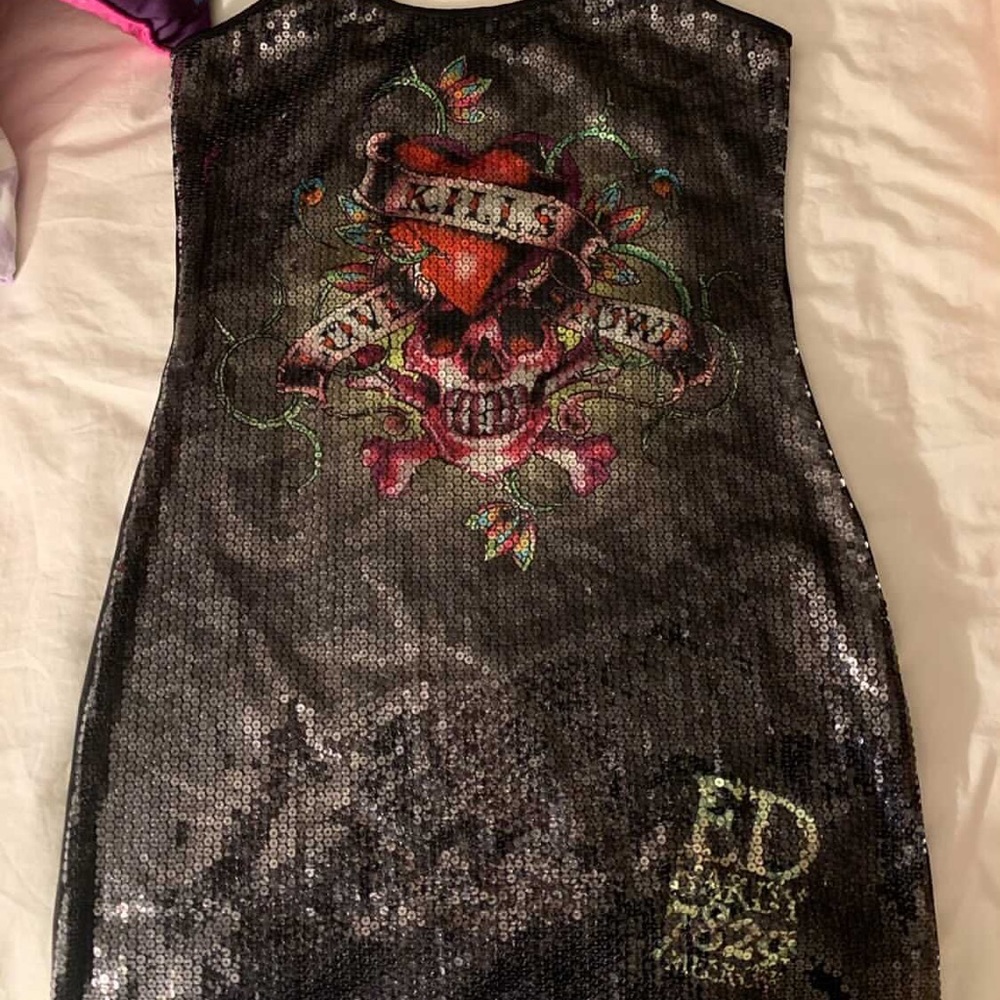 Ed Hardy Sequin Dress